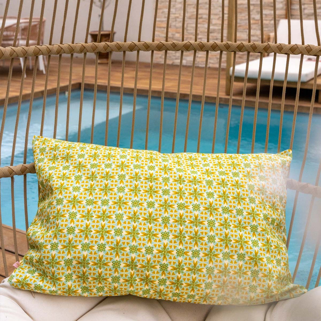Housse De Coussin D'Extérieur Nour Celadon