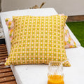 Nour - Housse De Coussin D'Extérieur - Ocre