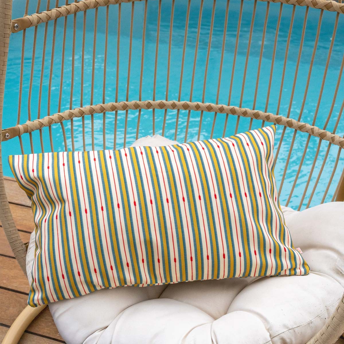 Housse De Coussin D'Extérieur Victor Ocre