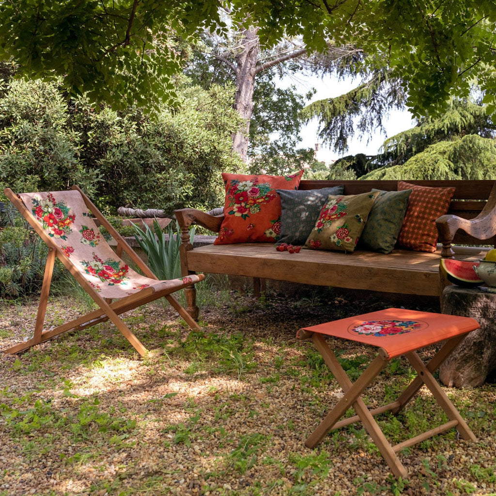 Housse De Coussin Extérieur Hanami Doré