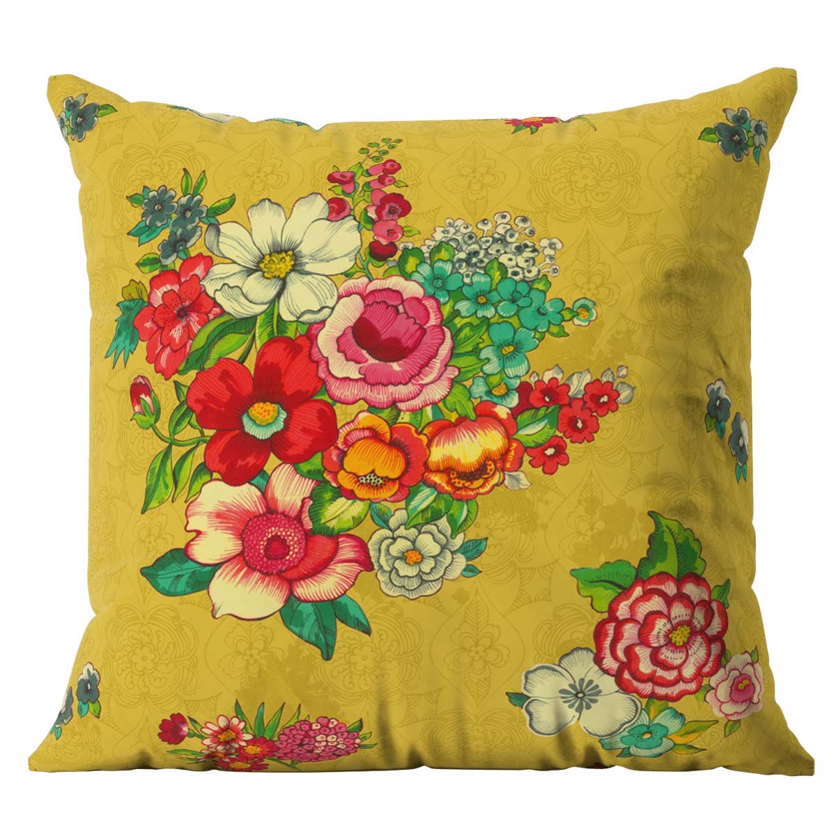 Housse De Coussin Extérieur Hanami Jaune