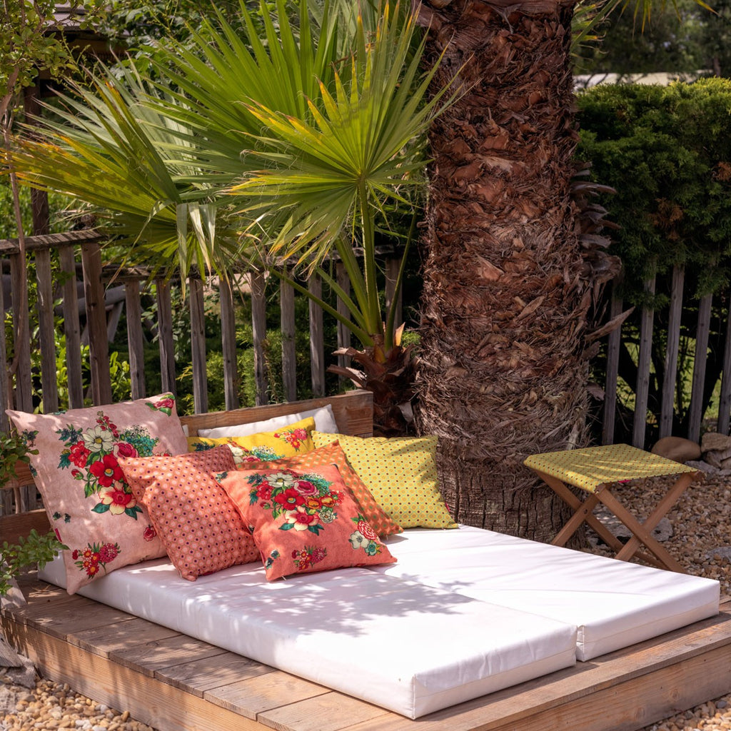 Housse De Coussin Extérieur Hanami Rose