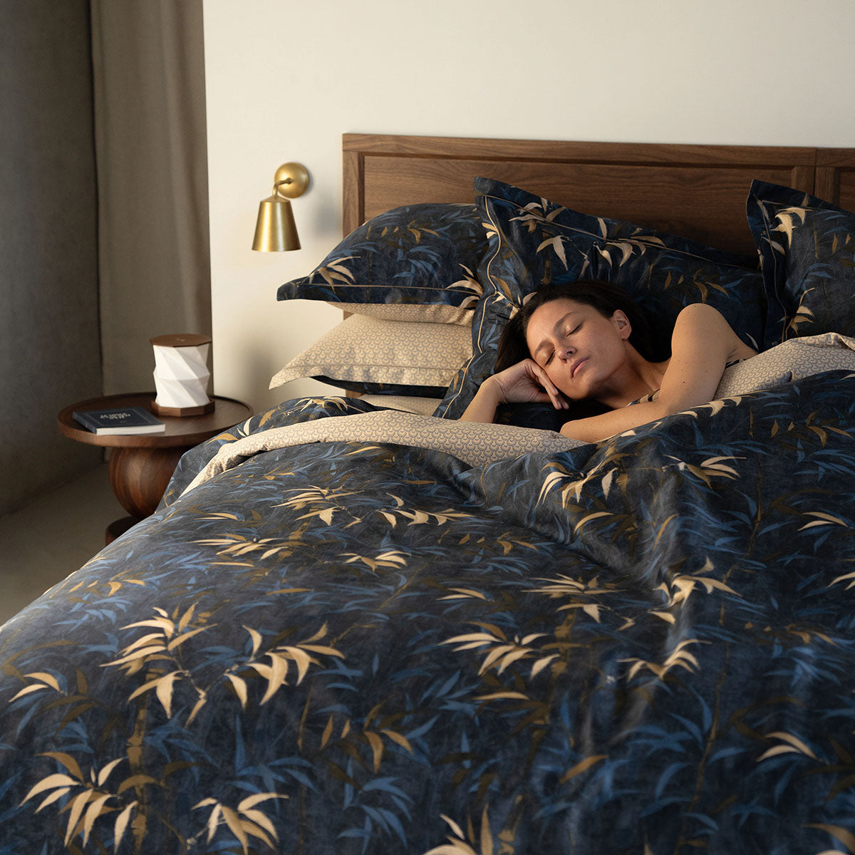 Contemplation - Duvet Cover - Navy