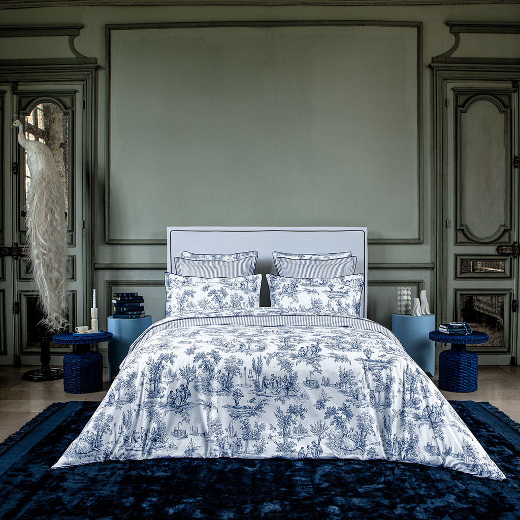 Galante - Housse de Couette - Bleu Marine