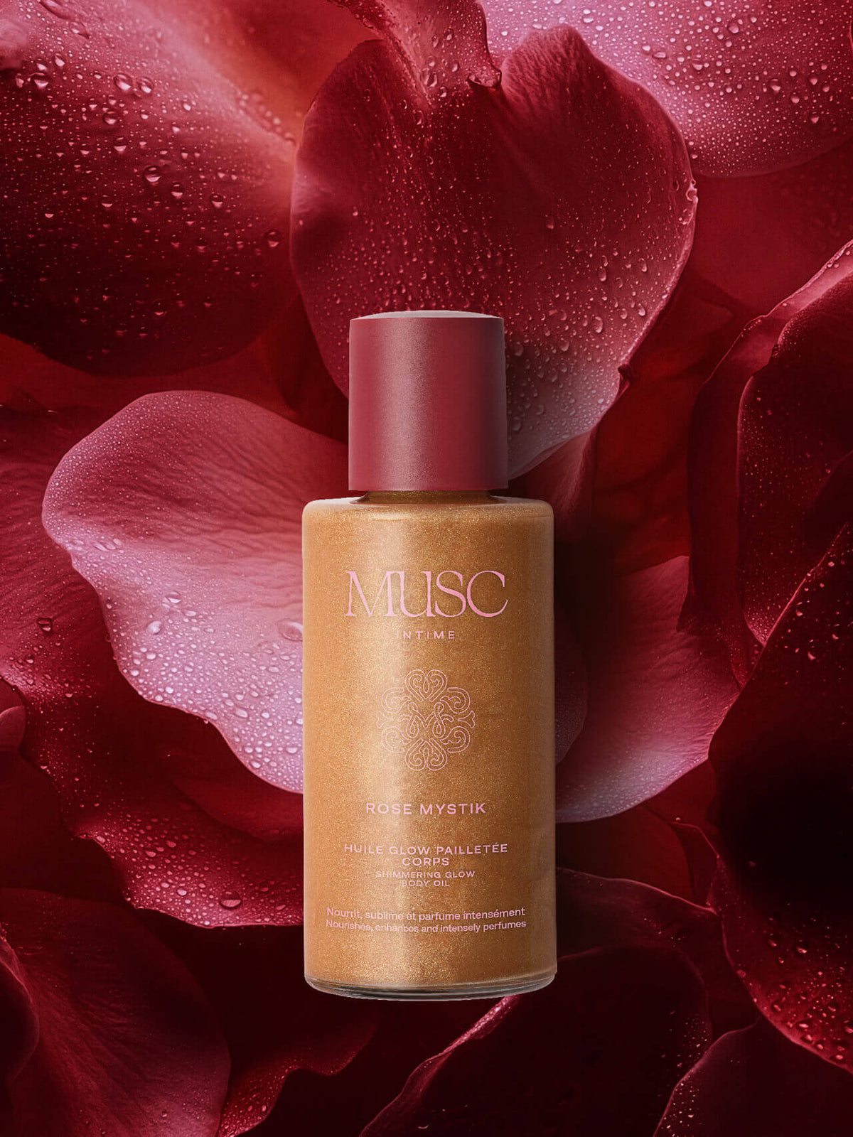 Rose Mystik - Aceite Corporal Glow con Brillo