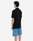 Carhartt Wip - Polo de manga corta Chase Pique - Blanco/Oro