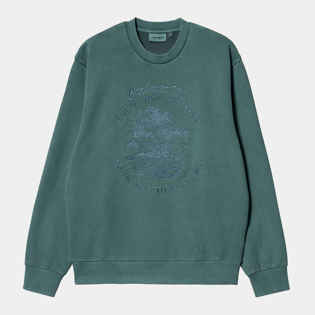 Bayou Botanic Sweatshirt - Green - Men