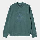 Sweat Bayou Botanic - Vert - Homme