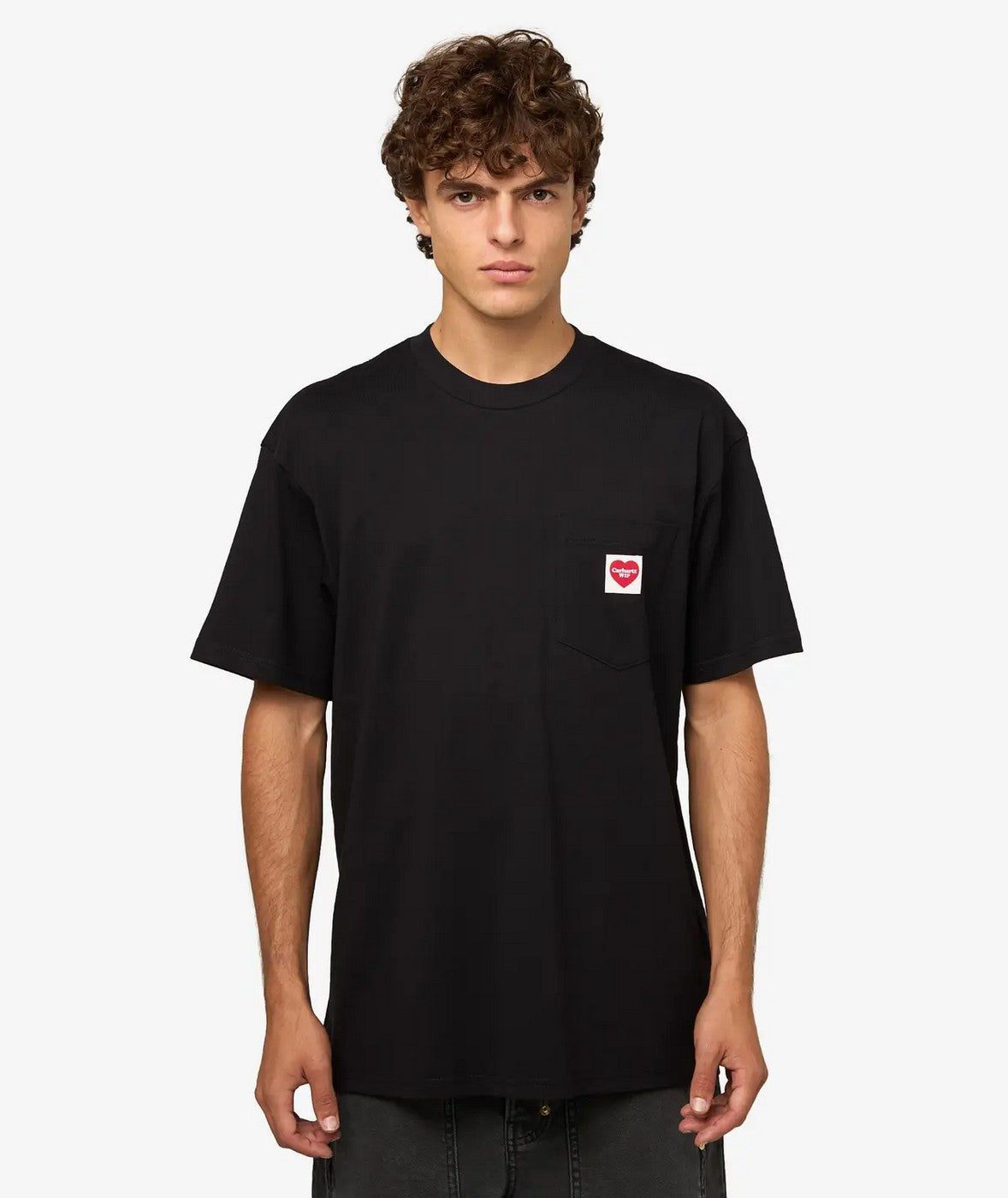 Carhartt Wip - Camiseta con bolsillo en forma de corazón
