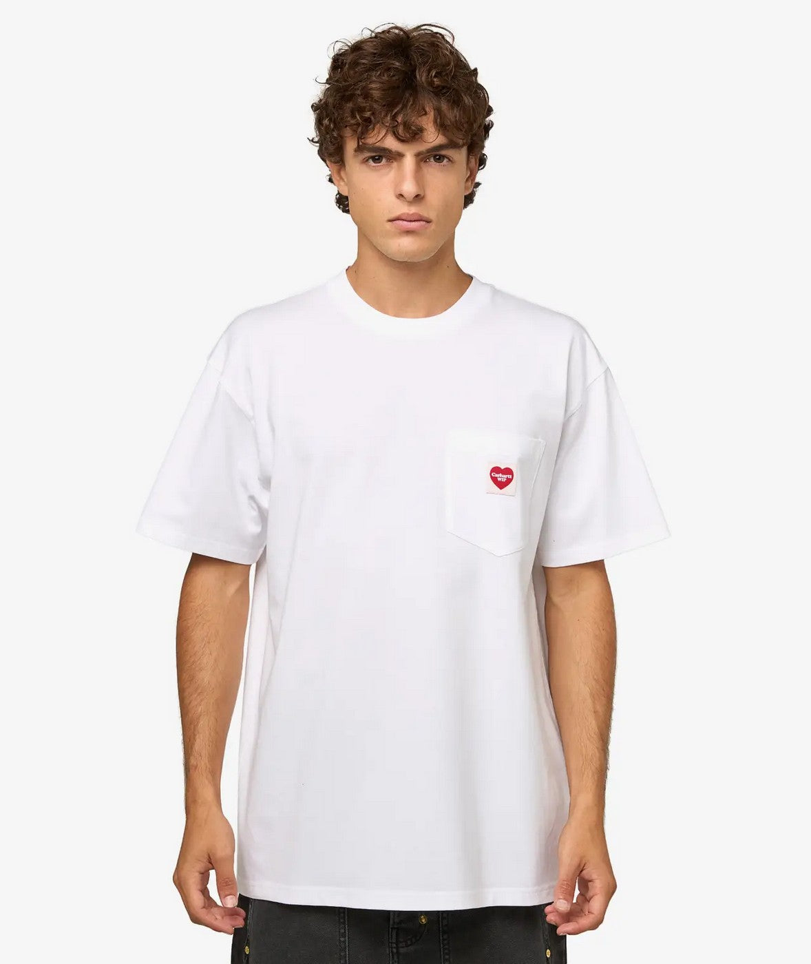 Carhartt Wip - Camiseta con bolsillo en forma de corazón