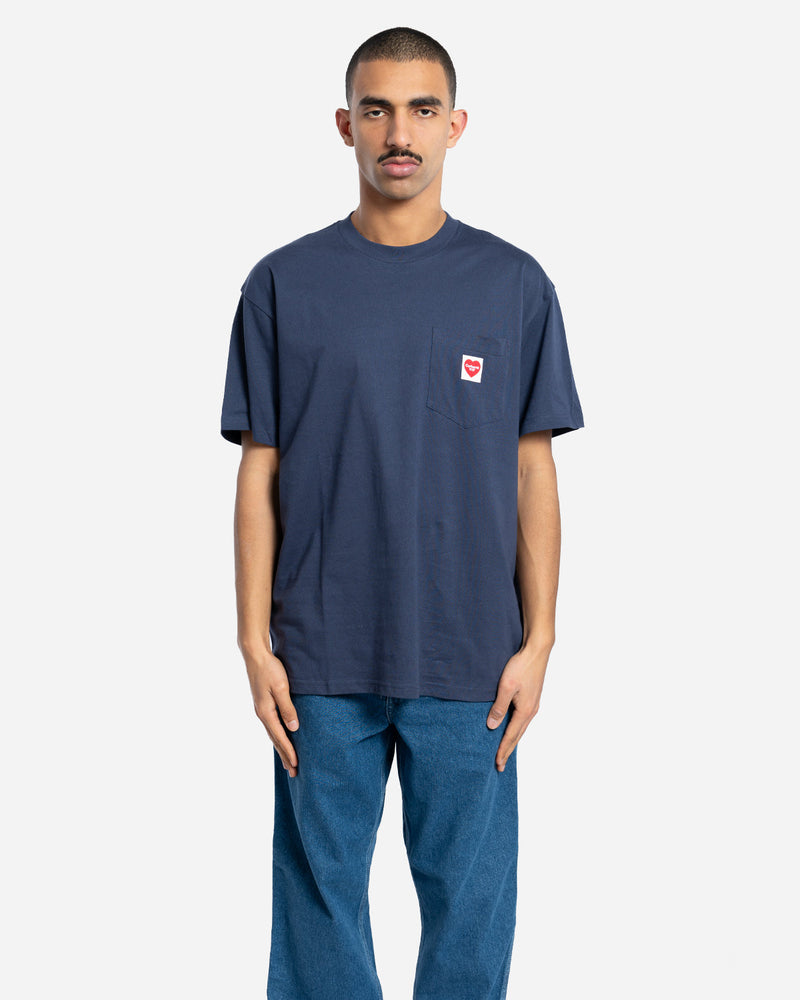 Carhartt Wip - Camiseta Pocket Heart - Blanco/Rojo