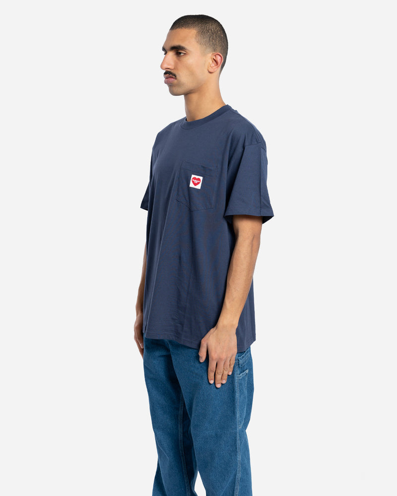 Carhartt Wip - Camiseta Pocket Heart - Blanco/Rojo