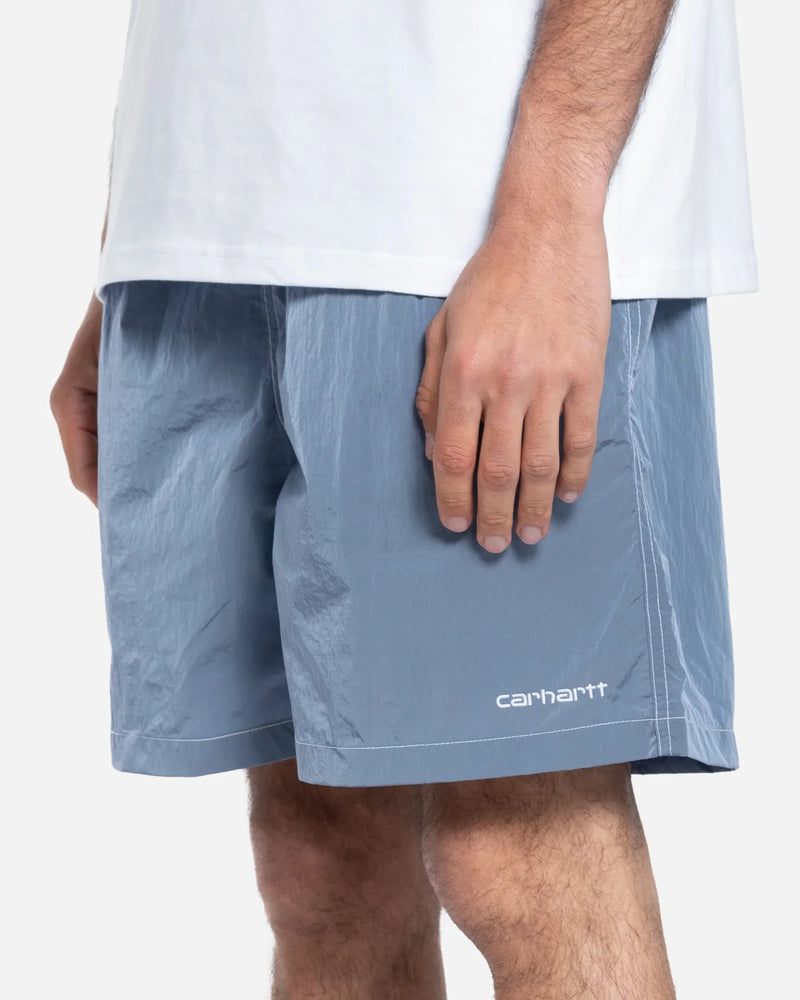 Carhartt Wip - Shorts de baño Canby - Arcilla Azul/Blanco