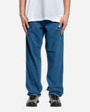Carhartt Wip - Pantalones hasta la rodilla - Negro, Lavado a la piedra