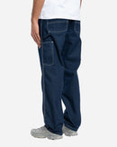 Carhartt Wip - Pantalones hasta la rodilla - Negro, Lavado a la piedra