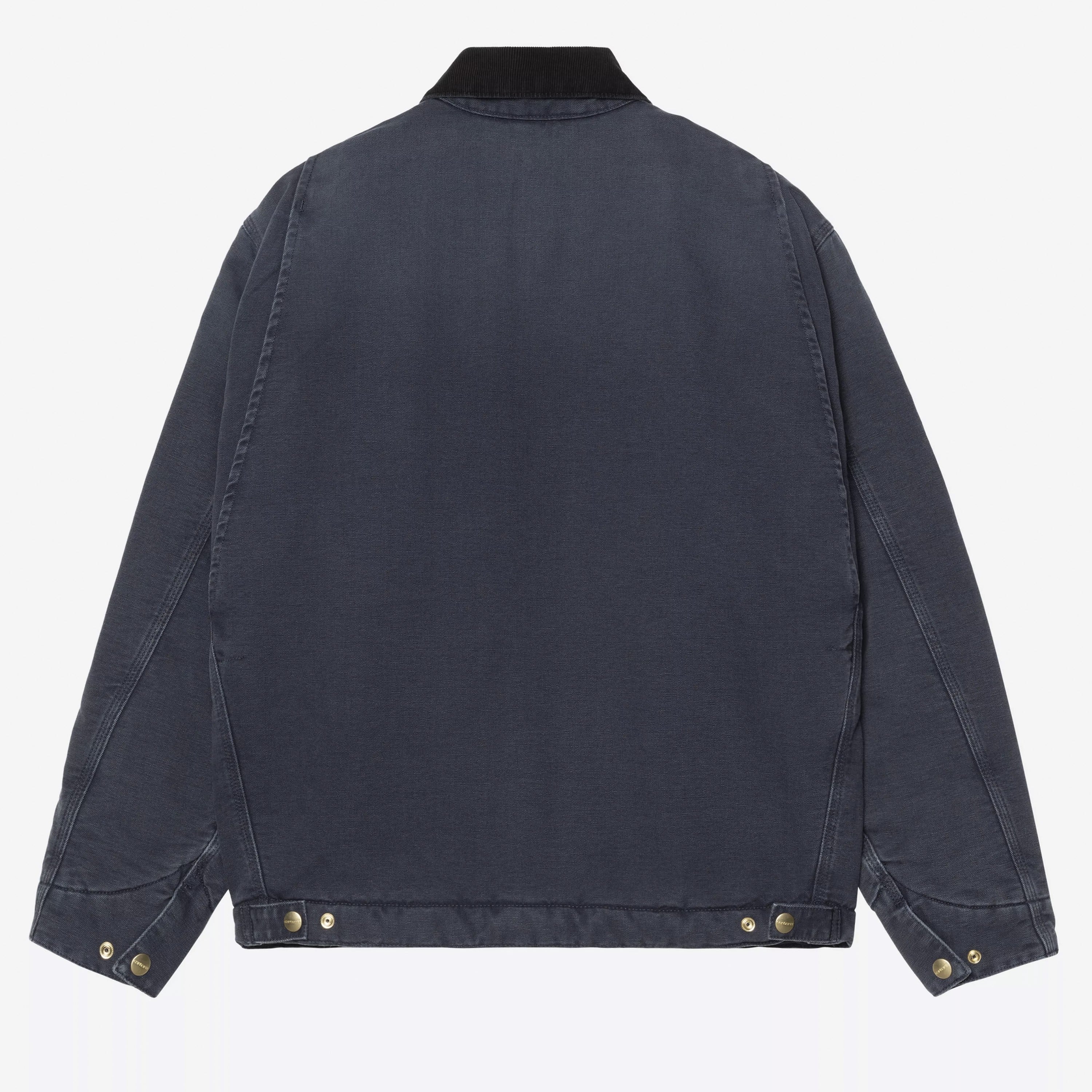 Carhartt Wip Corduroy-Collar Quilted Jacket - Bleu