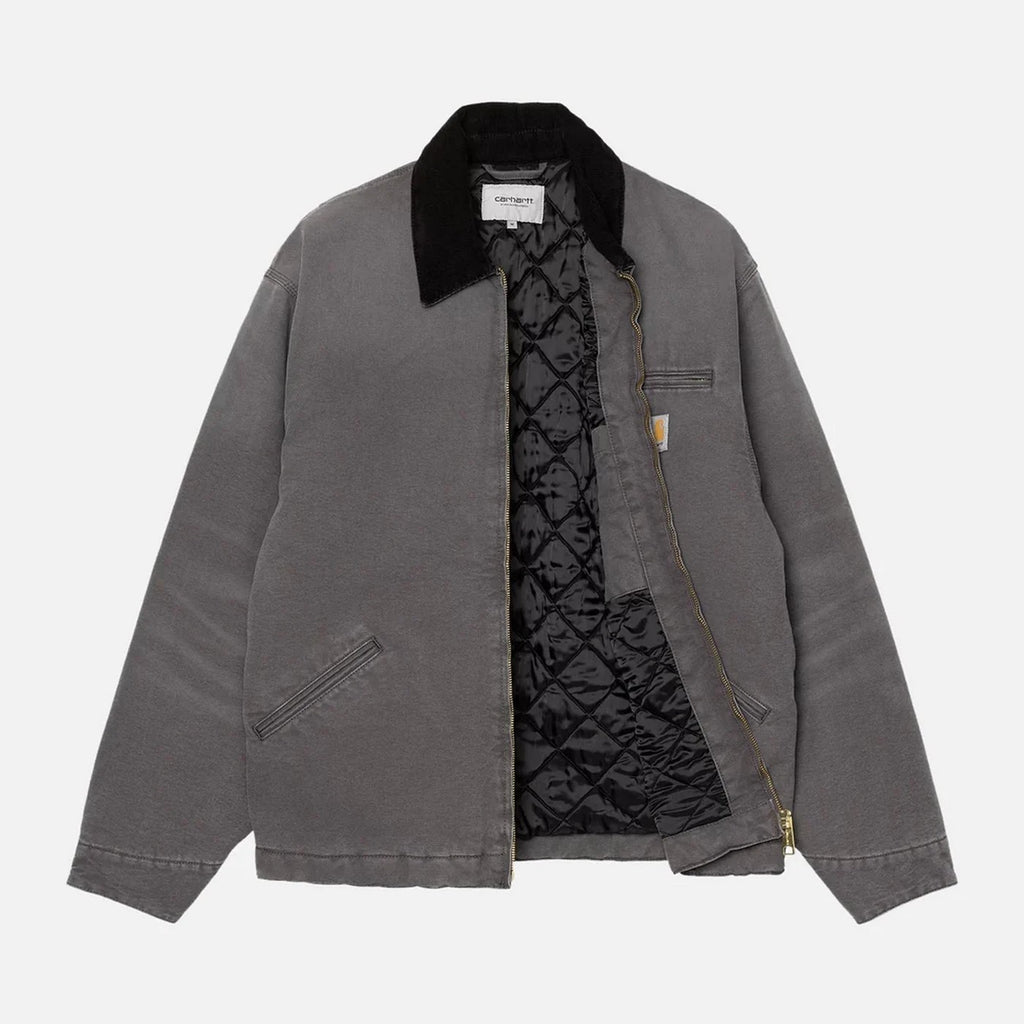 Carhartt Wip Og Detroit Cotton Zip-Up Jacket - Gray