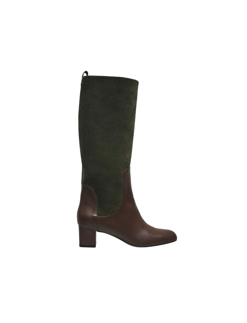 Amanda High Boot - Verde-Cioccolat