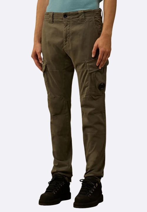 Company - Pantalones cargo de satén elástico