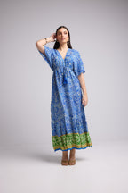 Vestido Largo - Ibiza - Azul Amarillo