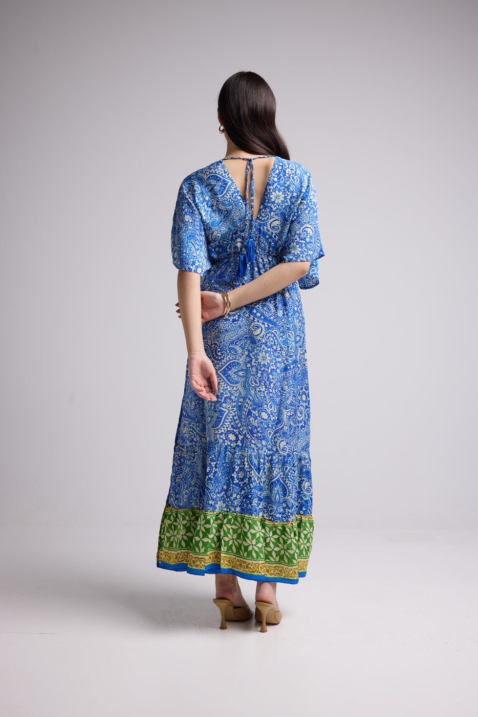 Long Dress - Ibiza - Blue Yellow