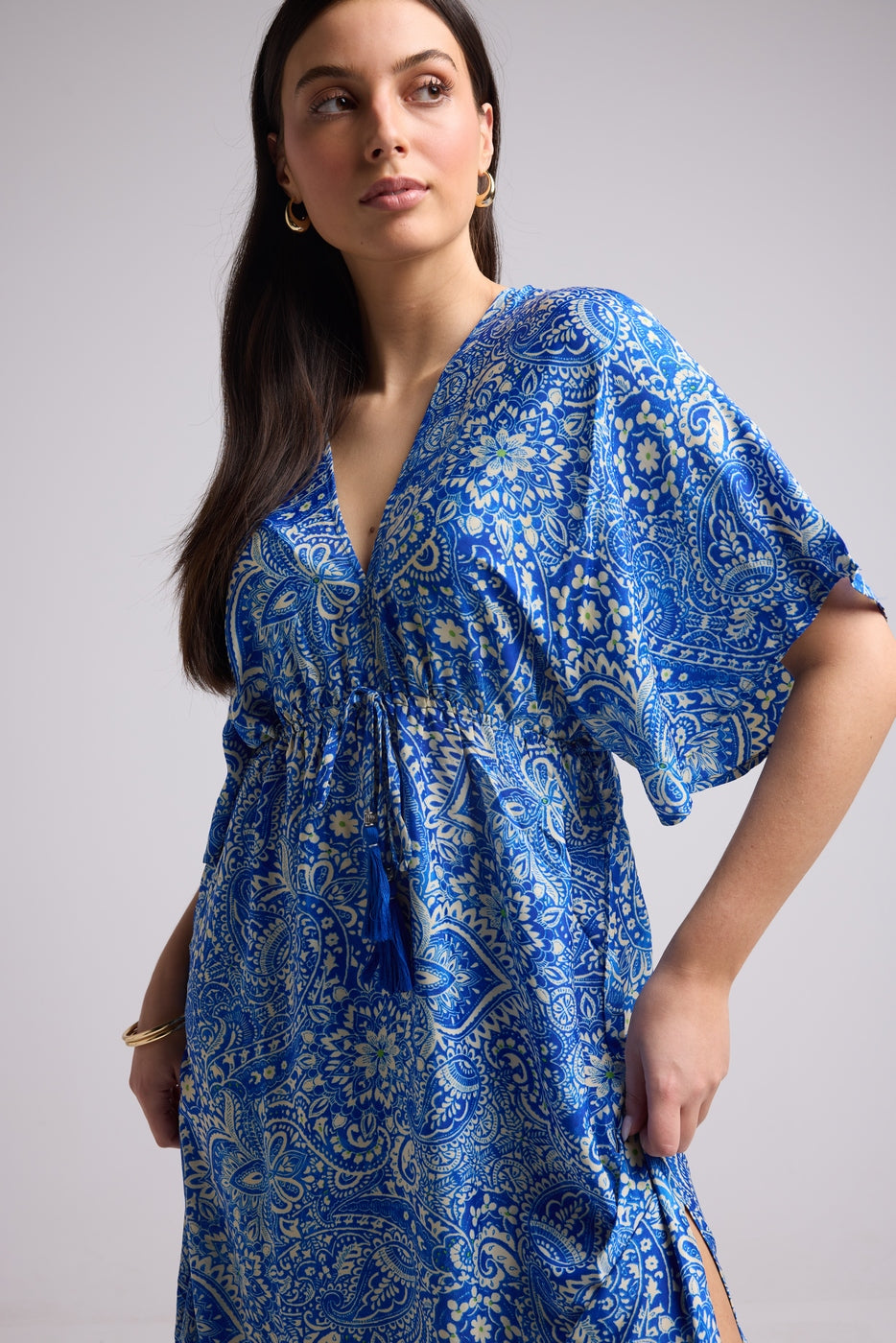 Long Dress - Ibiza - Blue Yellow