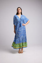 Long Dress - Ibiza - Blue Yellow