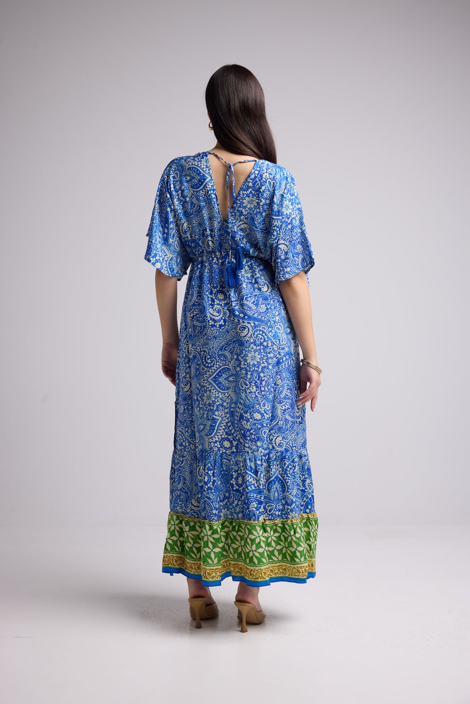 Vestido Largo - Ibiza - Azul Amarillo