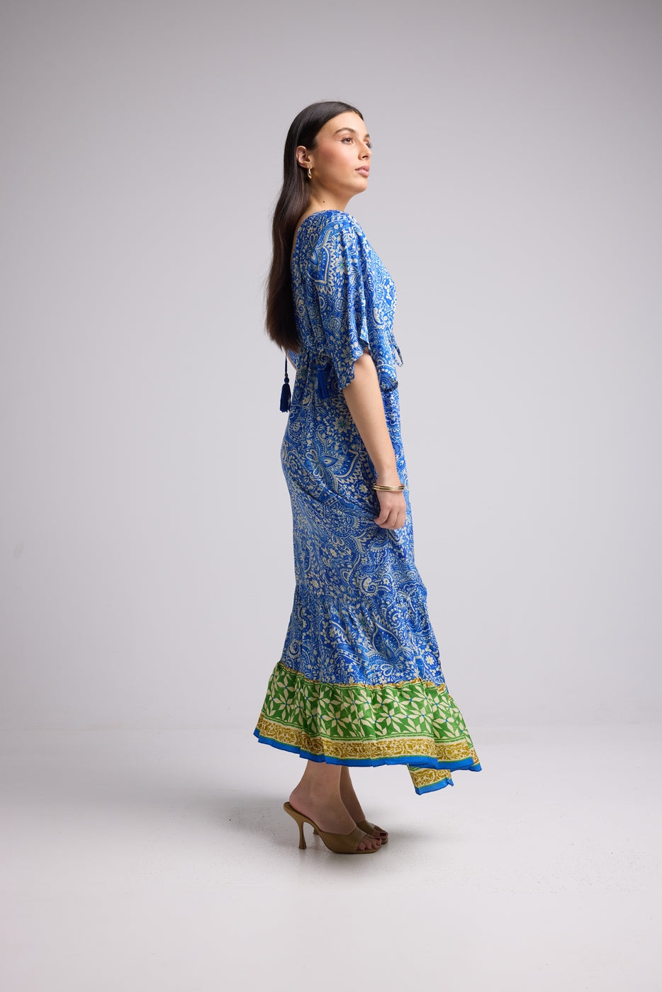 Long Dress - Ibiza - Blue Yellow