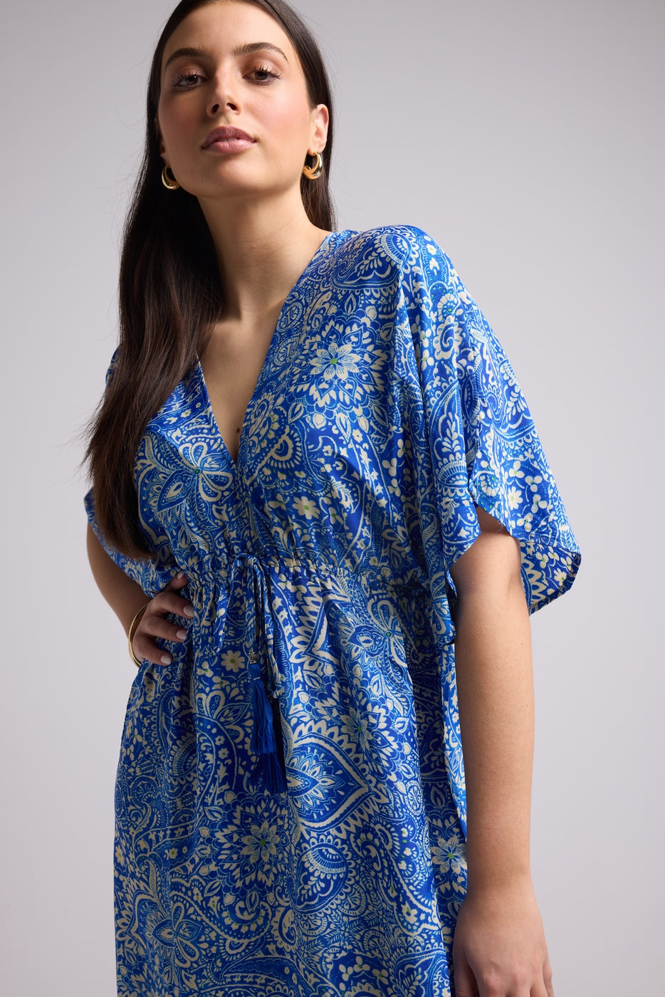 Long Dress - Ibiza - Blue Yellow