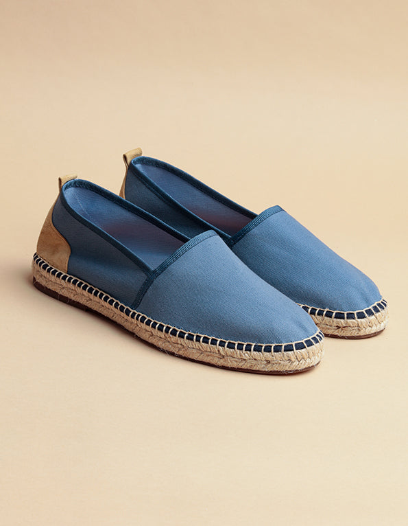 Espadrilles Ilbarritz - Toile Jean - Homme