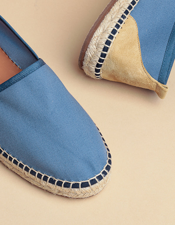 Espadrilles Ilbarritz - Toile Jean - Homme