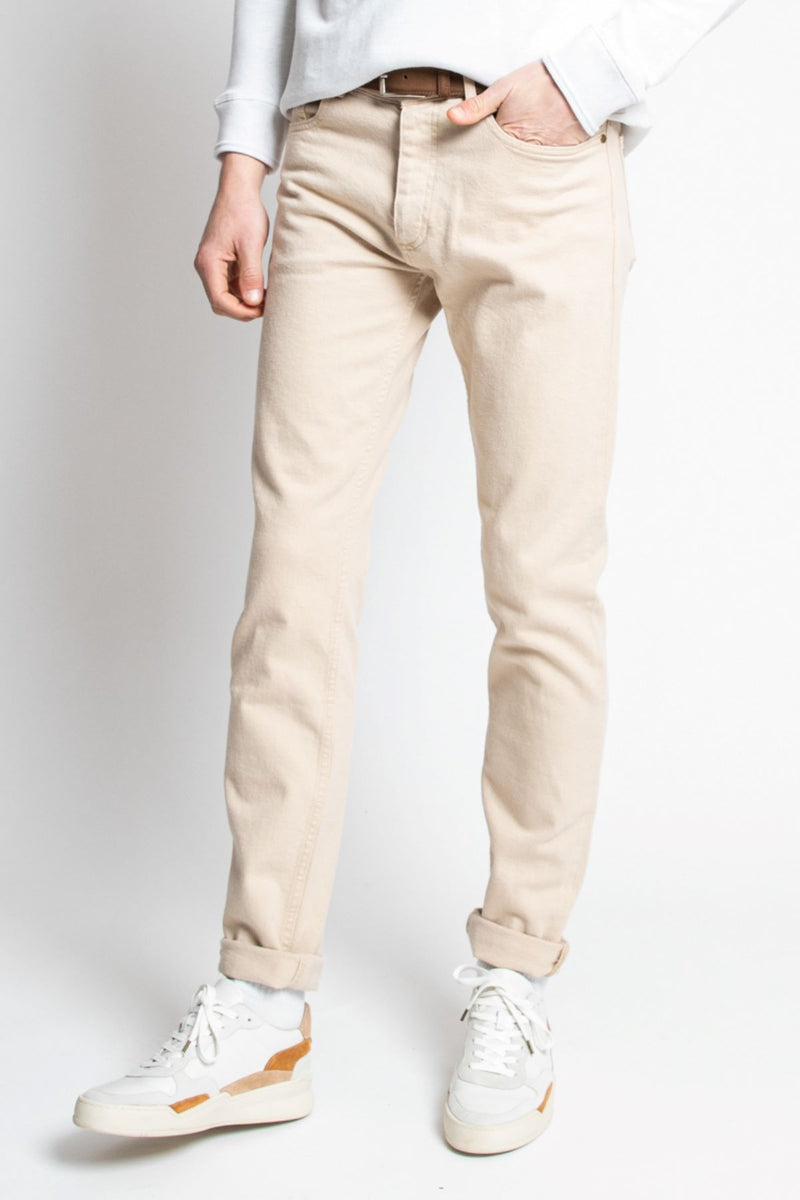 Pantalon Icone Sable Coupe Droite