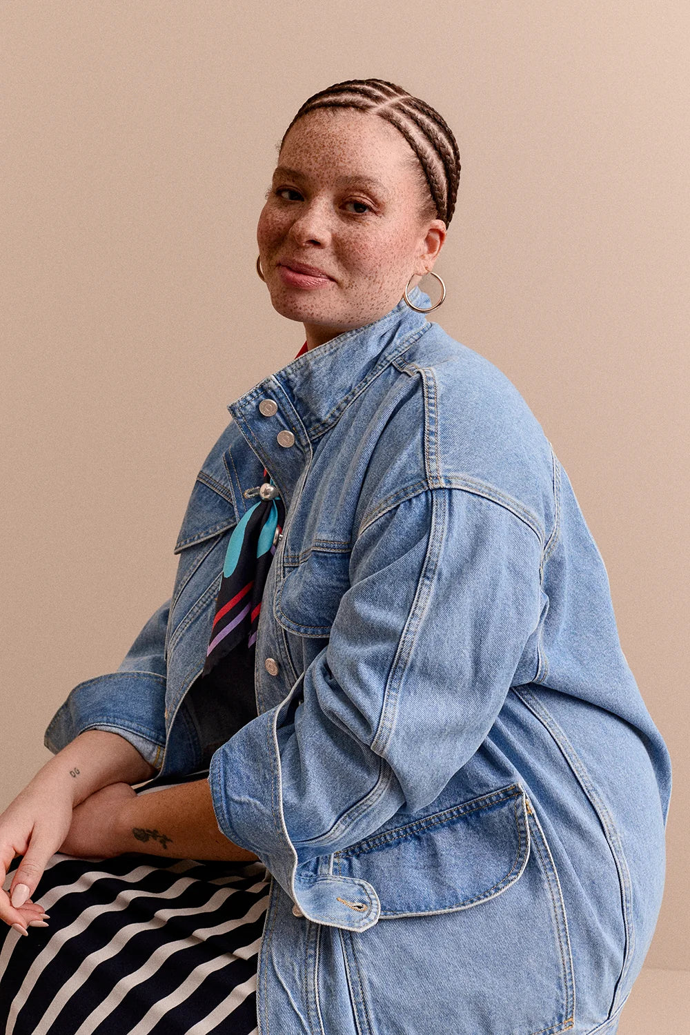 Jakke Max - Lys Blå