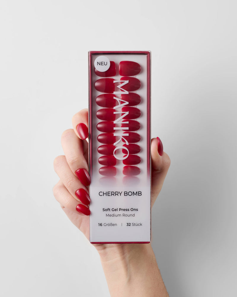 Cherry Bomb (Moyen, Rond) - Press Ons