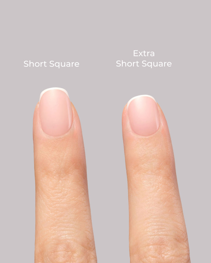 Minimal French (Extra Court, Carré) - Press Ons
