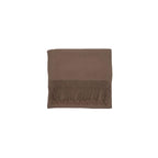 Plaid En Laine Et Détails Macramé - Ida - Caramel