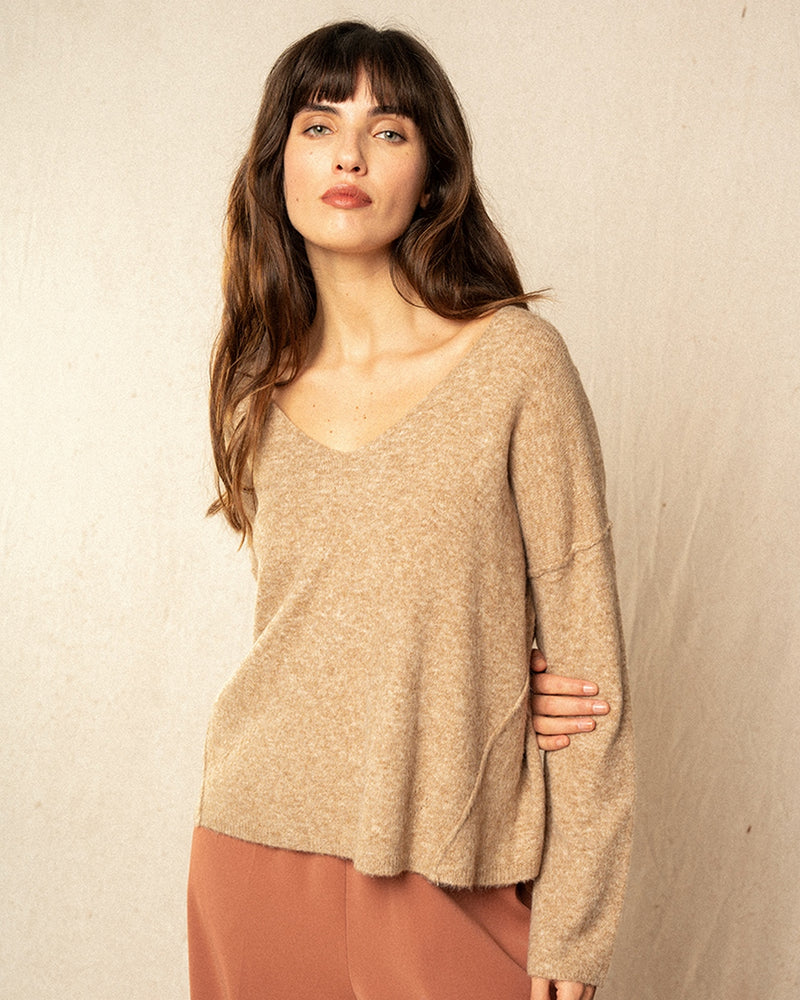 Pull Ideale - Taupe