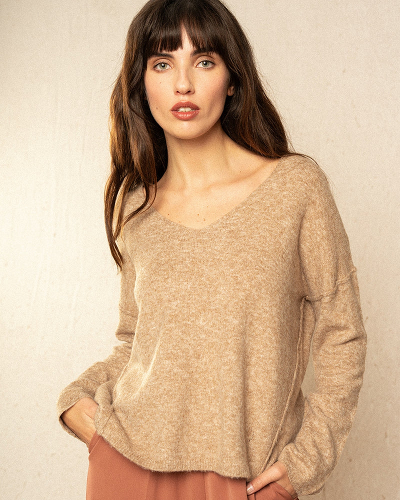 Pull Ideale - Taupe