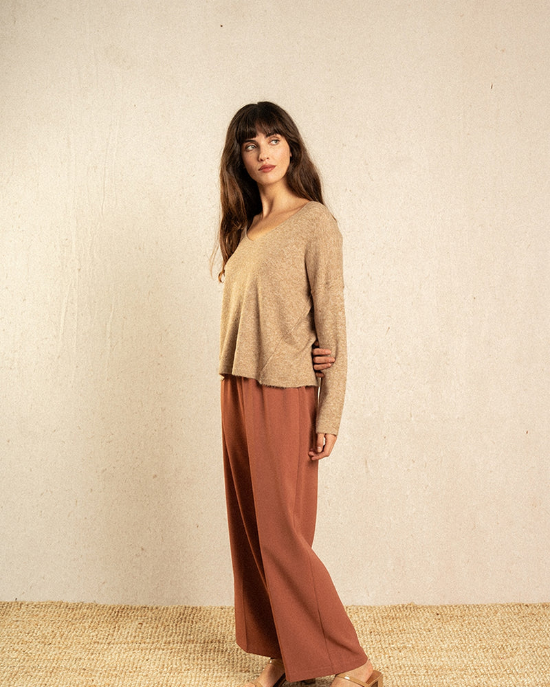 Pull Ideale - Taupe
