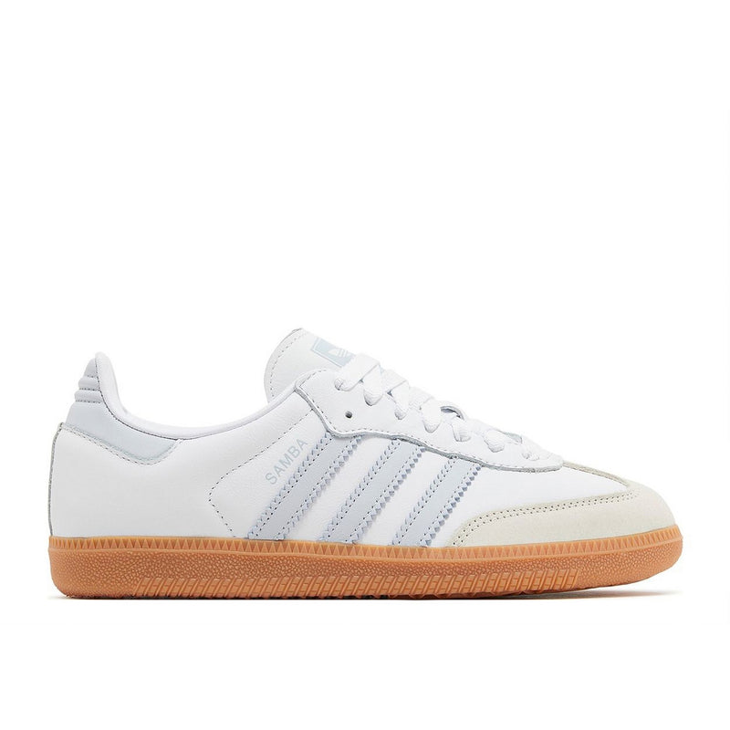 Adidas Samba Og White Halo Blue Gum (W) - Blanc