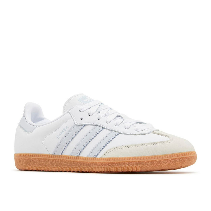 Adidas Samba Og White Halo Blue Gum (W) - Blanc