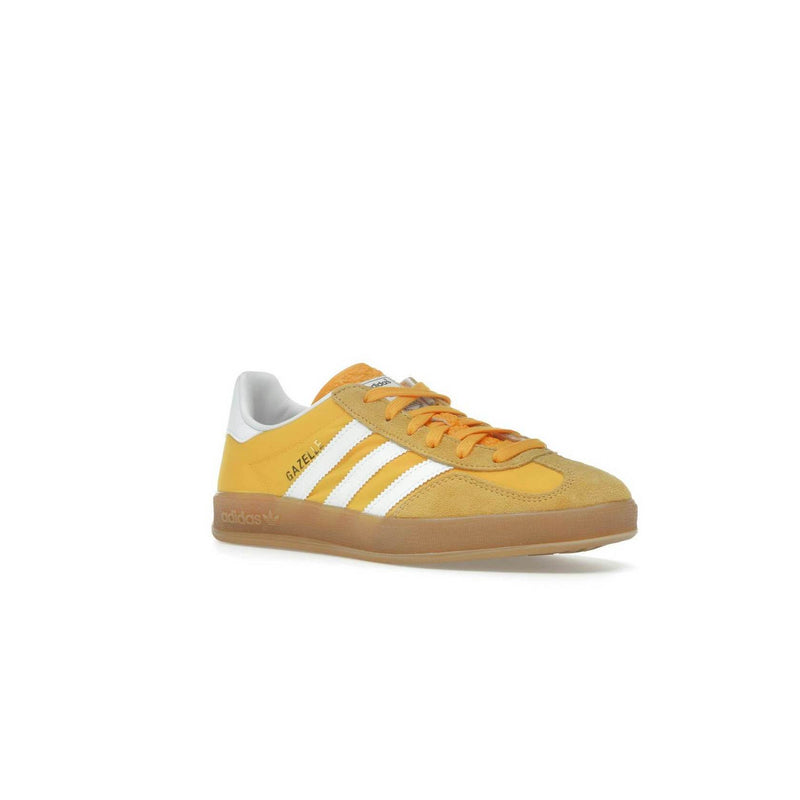 Adidas Gazelle Indoor Crew Yellow Gum - Blanc;Jaune