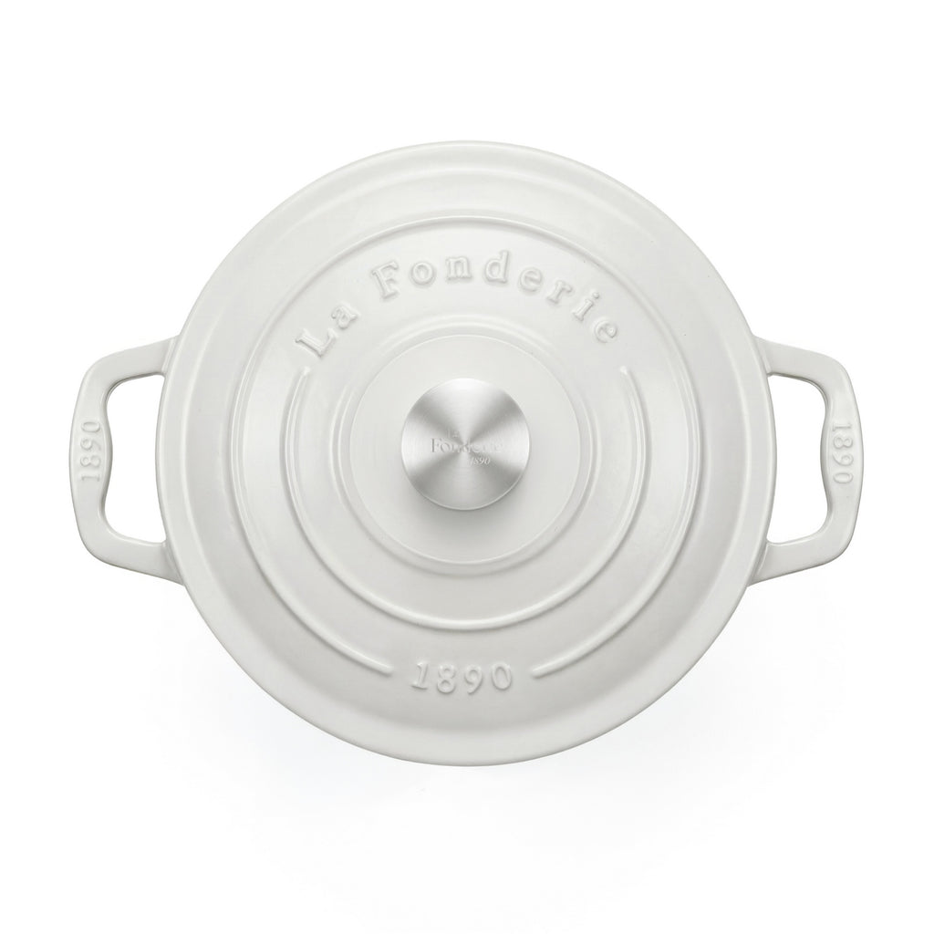 Round Casserole Dish - Cream