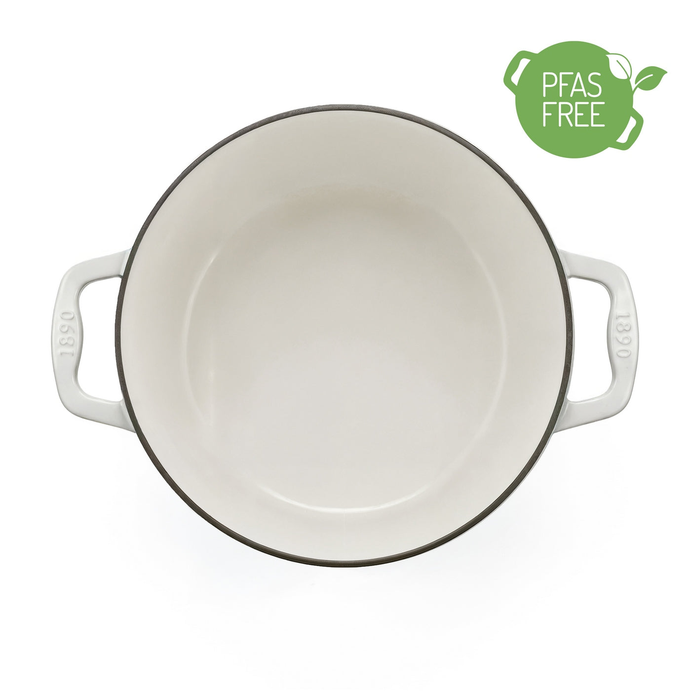 Round Casserole Dish - Cream
