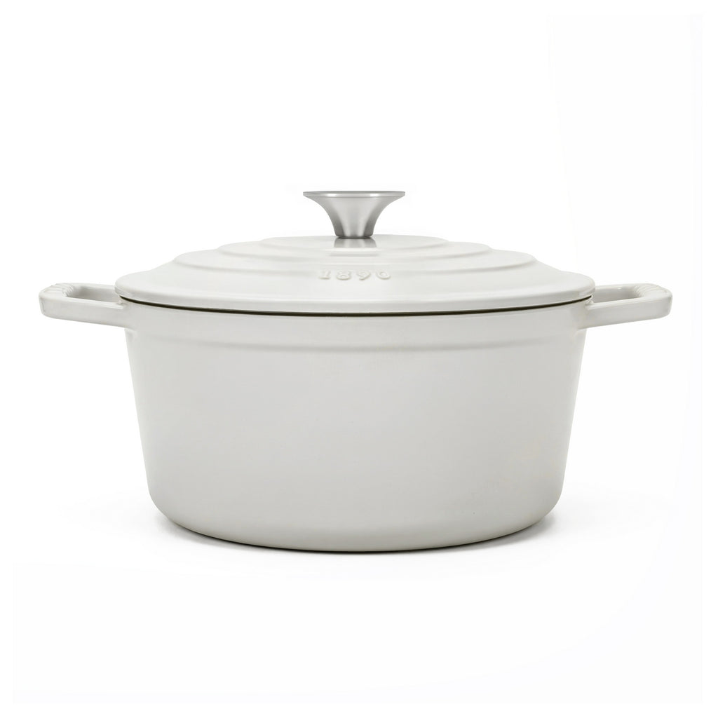 Round Casserole Dish - Cream