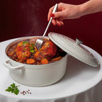 Round Casserole Dish - Cream