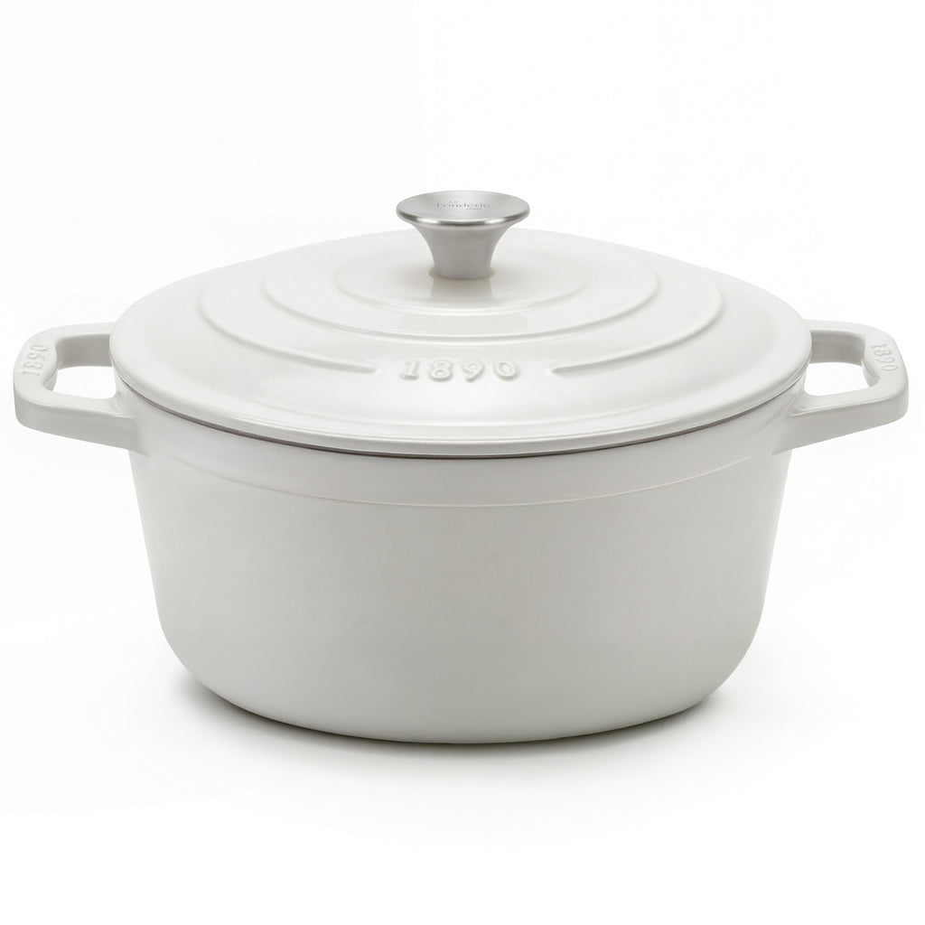 Round Casserole Dish - Cream