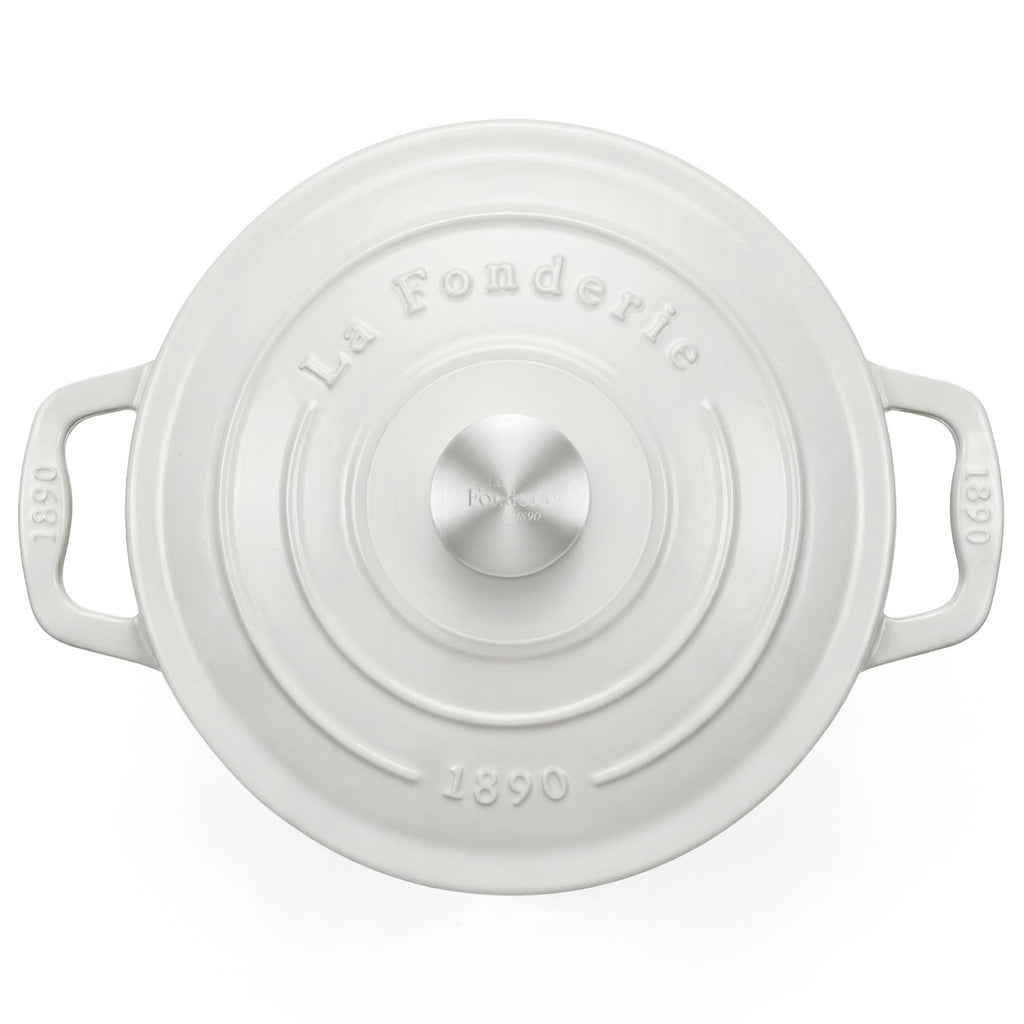 Round Casserole Dish - Cream