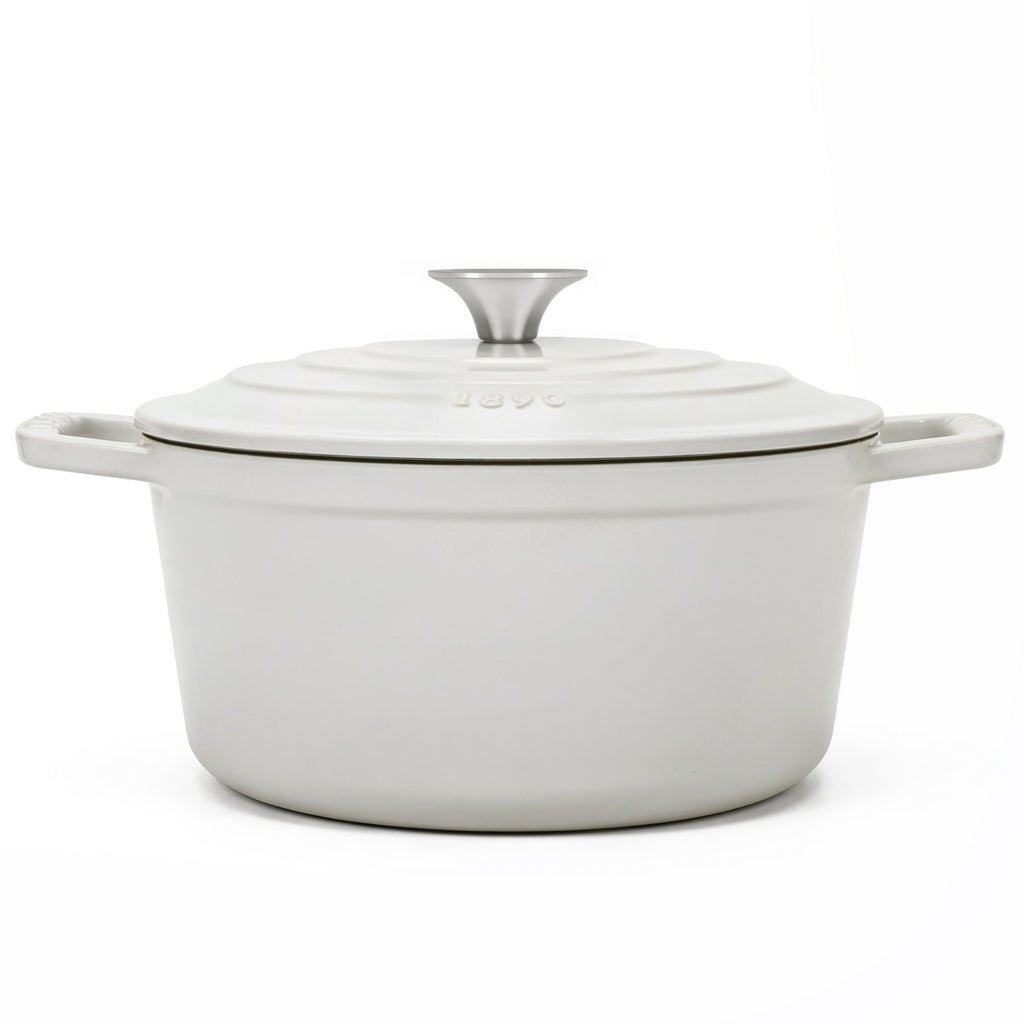 Round Casserole Dish - Cream